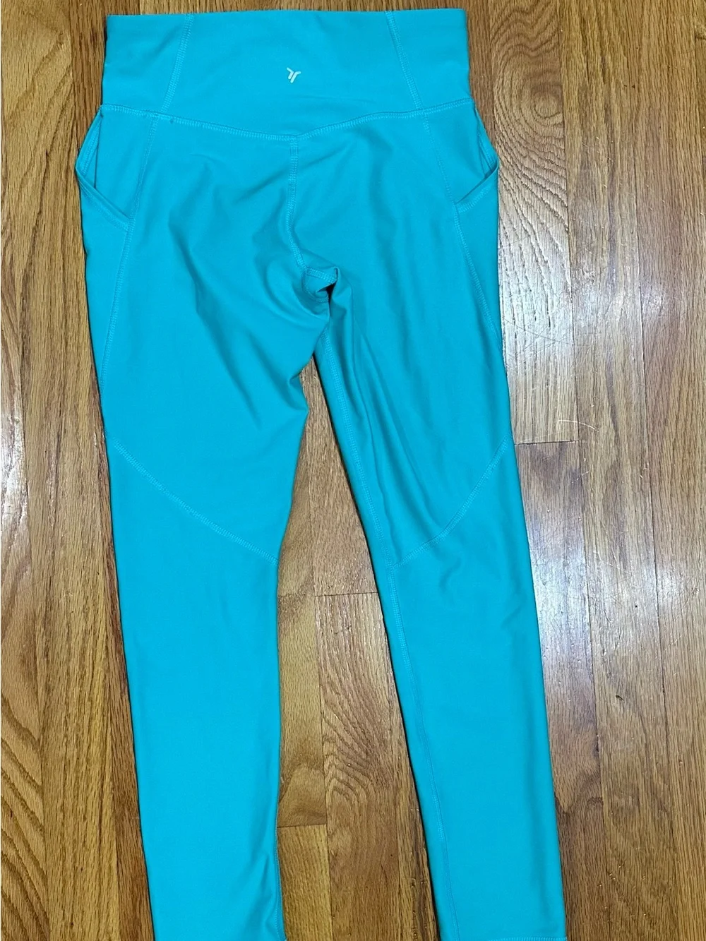 Old Navy Teal/Green Powersoft Leggings Size L